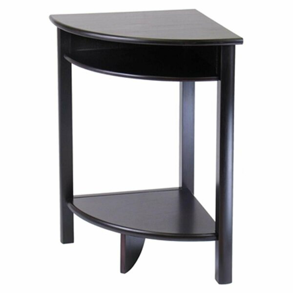 Doba-Bnt Liso Corner Table Cube Storage and Shelf - Dark Espresso SA3941715